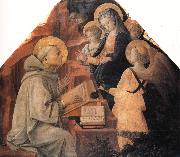 Fra Filippo Lippi St Bernard's Vision of the Virgin china oil painting reproduction